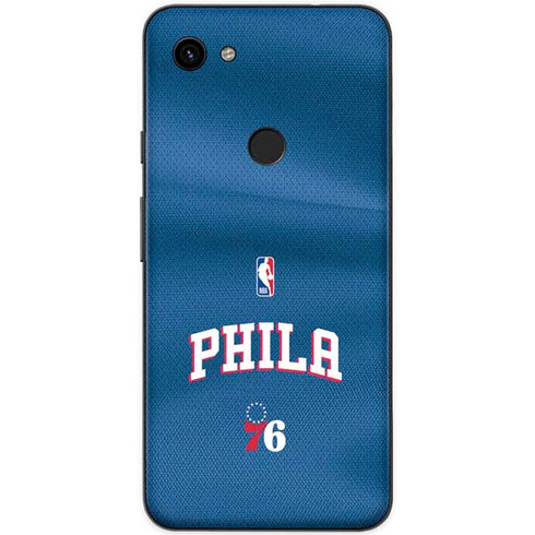 NBA Philadelphia 76ers Jersey Google Pixel 3a XL Skin